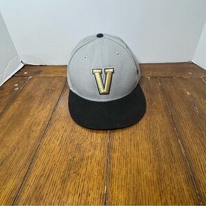 Vanderbilt Commodores New Era Gray Cap with Black Trim